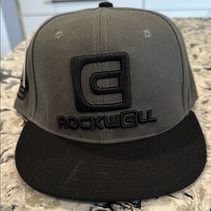 Rockwell Men's Two-Tone Gray and Black Snapback Hat